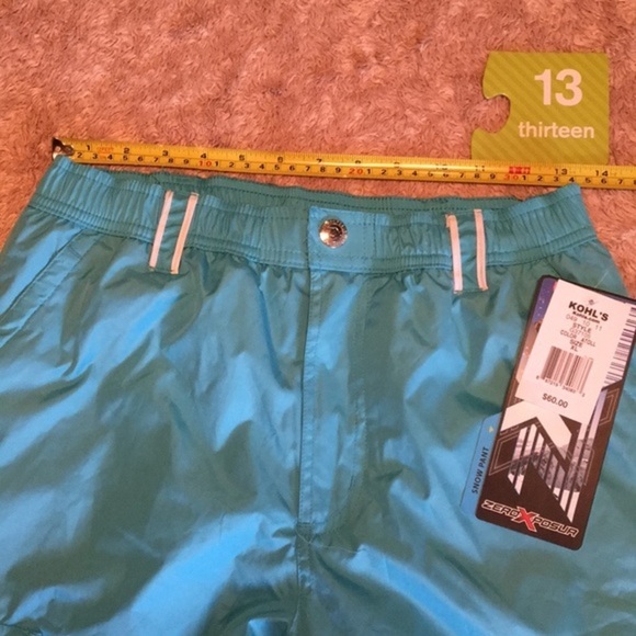 🌸NWT ZEROXPOSUR Girls Ski/Snowpants - sz XL/16 - Picture 5 of 10